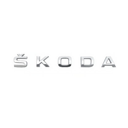 Skoda Trunk Letters