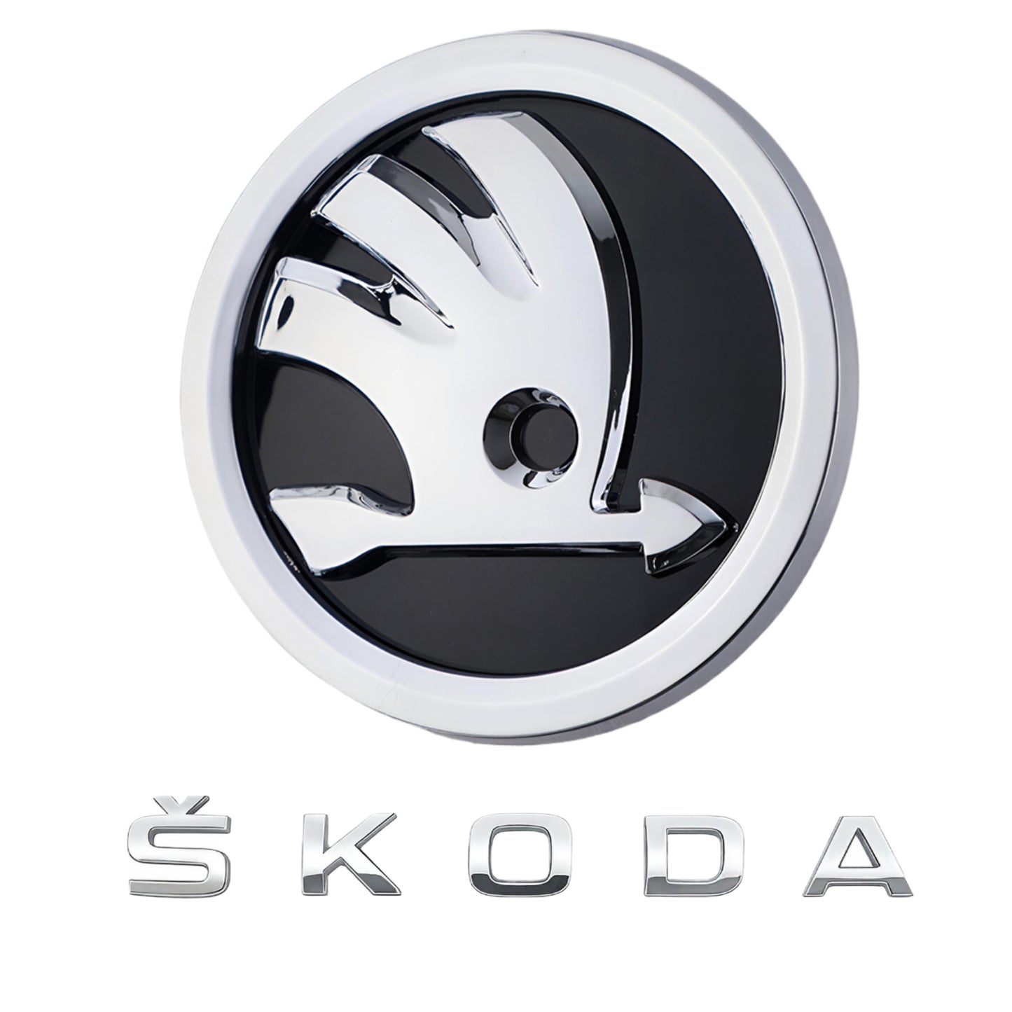Skoda Emblem | Chrome Black
