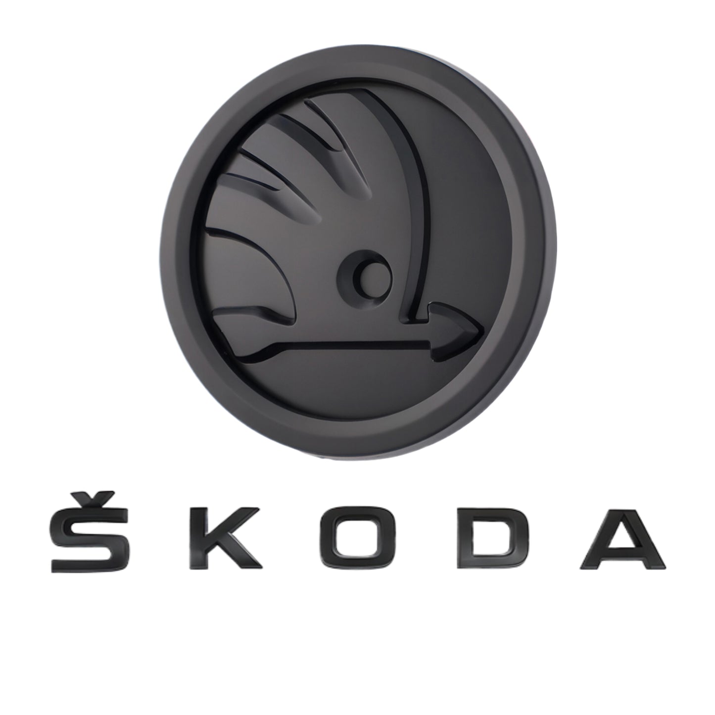 Skoda Emblem | Matt Schwarz