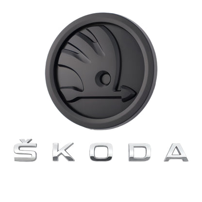 Skoda Emblem | Matt Schwarz
