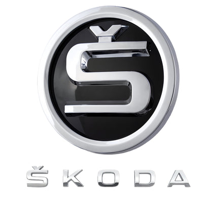 Skoda Emblem | Chrome Black