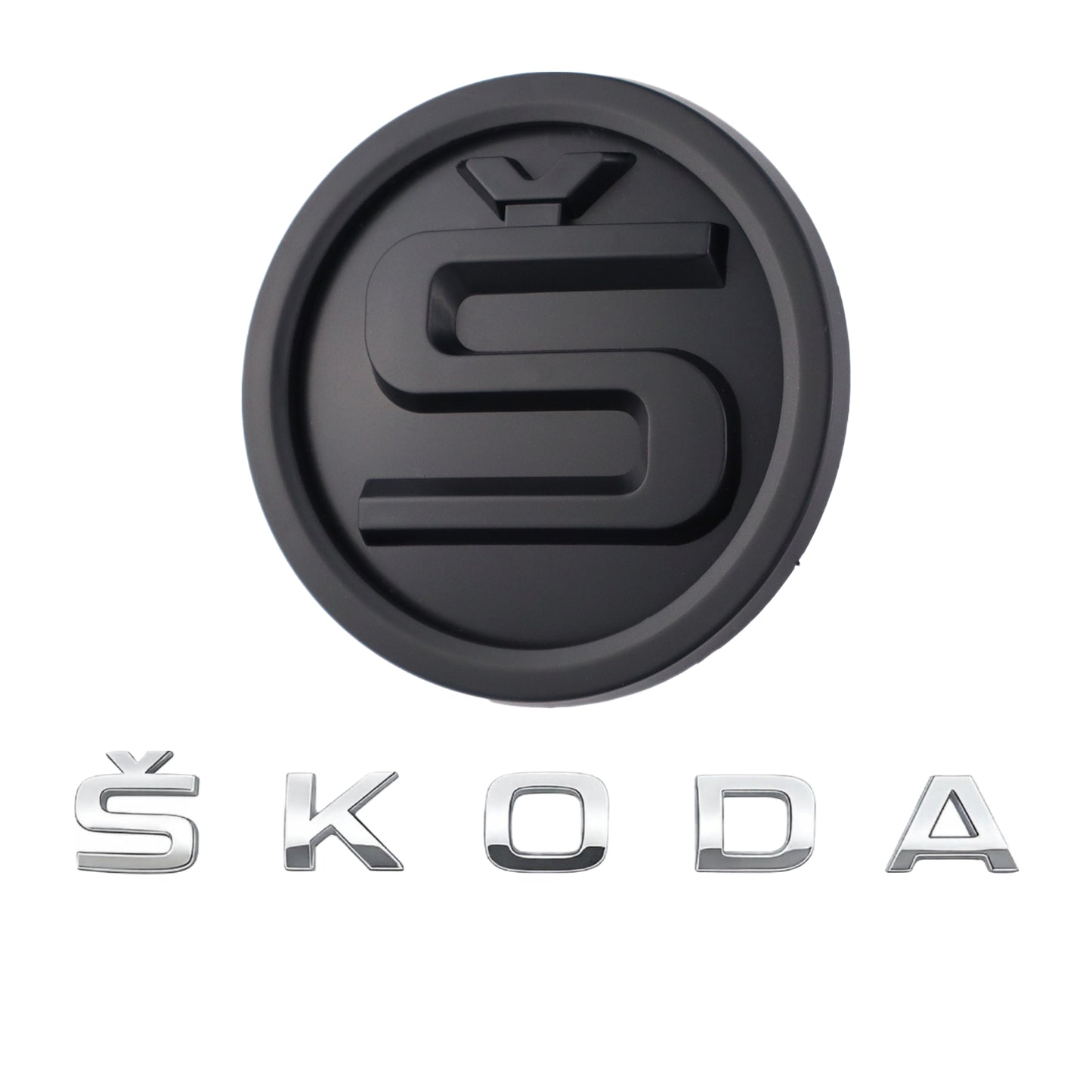 Skoda Emblem | Matt Schwarz