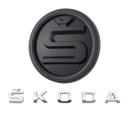 Skoda Emblem | Matt Schwarz