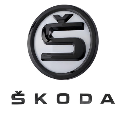 Skoda Emblem | White