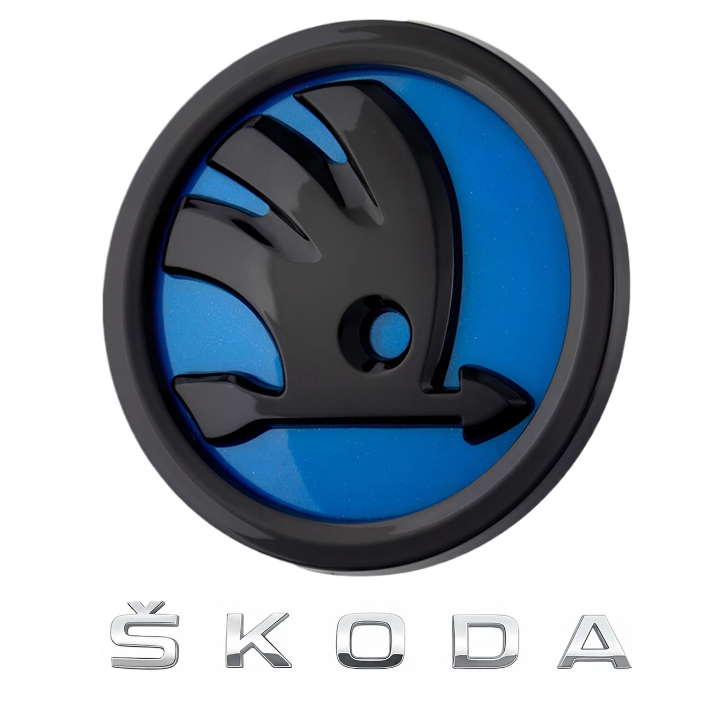 Skoda Emblem | Blau