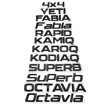 Skoda Model Letters